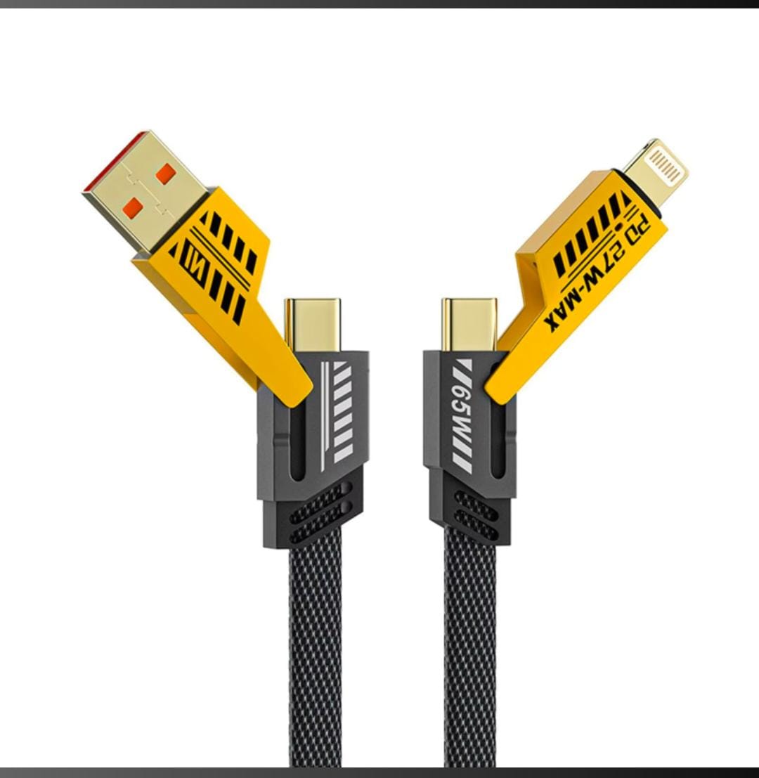 4-in-1 USB C & Lightning Multi Charging Cable - Sale Dekh