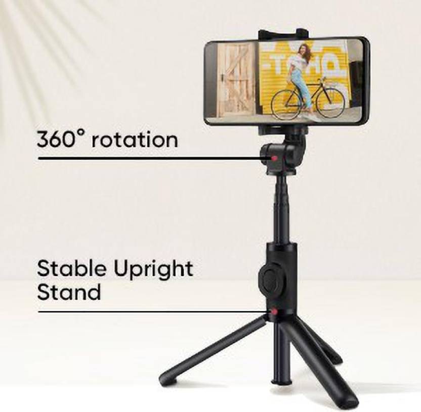 Foldable Tripod Selfie Stick with Bluetooth Remote Control - Sale Dekh