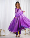 HEAVY PURE SOFT FOX GEORGETTE COLOURFULL GOWN - Sale Dekh