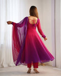 HEAVY PURE SOFT FOX GEORGETTE COLOURFULL GOWN - Sale Dekh