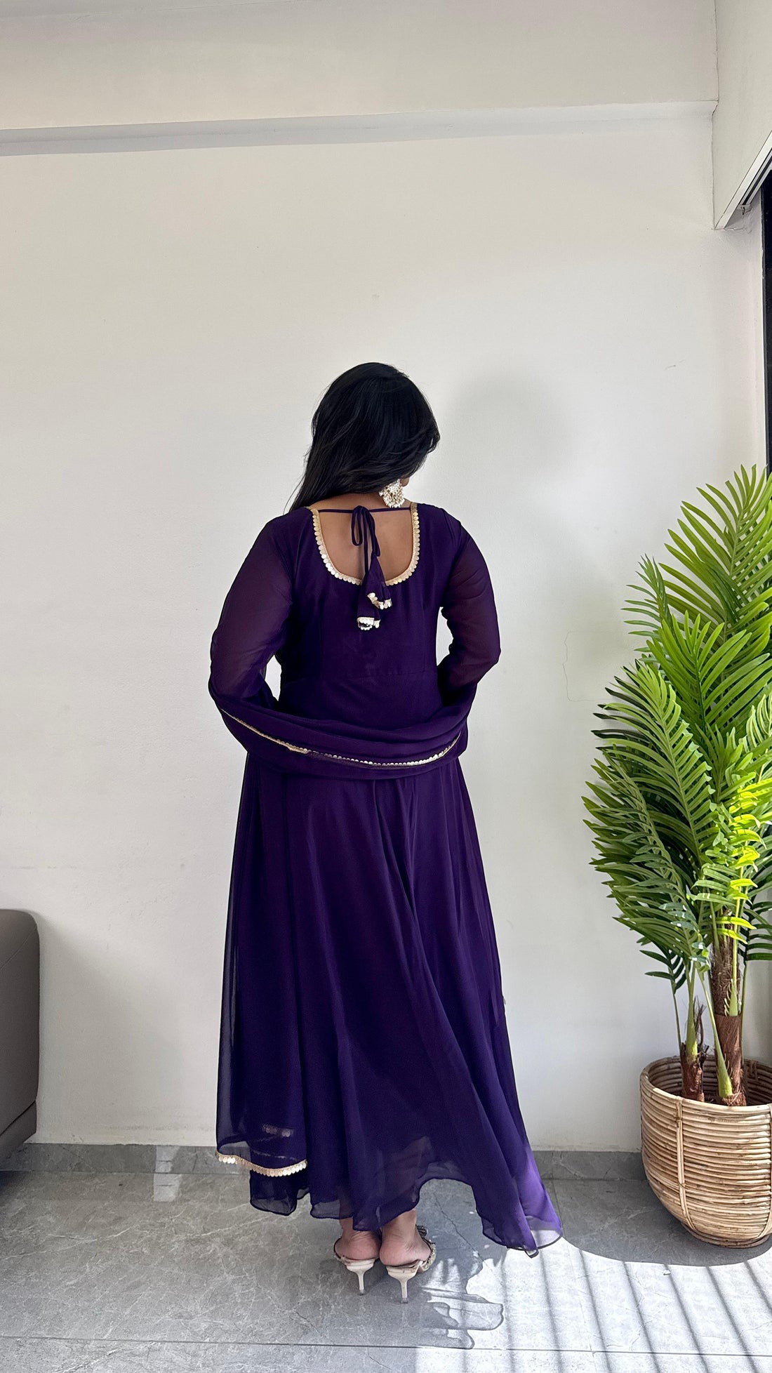 Organza Kurti With Dupatta - Sale Dekh