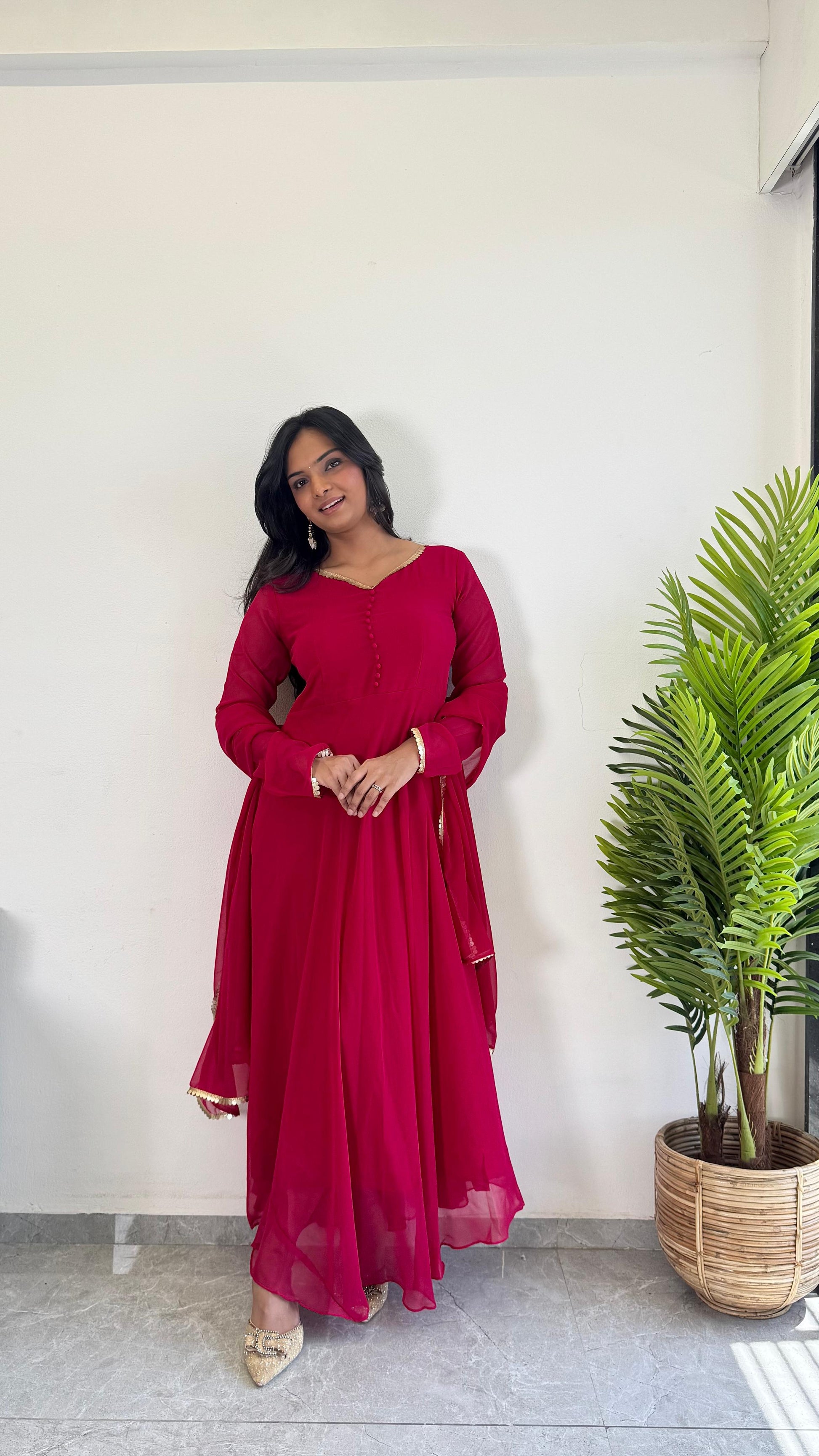 Organza Kurti With Dupatta - Sale Dekh