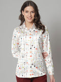 Women Printed Regular Fit Shirt with Full Sleeves - Sale Dekh