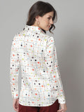 Women Printed Regular Fit Shirt with Full Sleeves - Sale Dekh