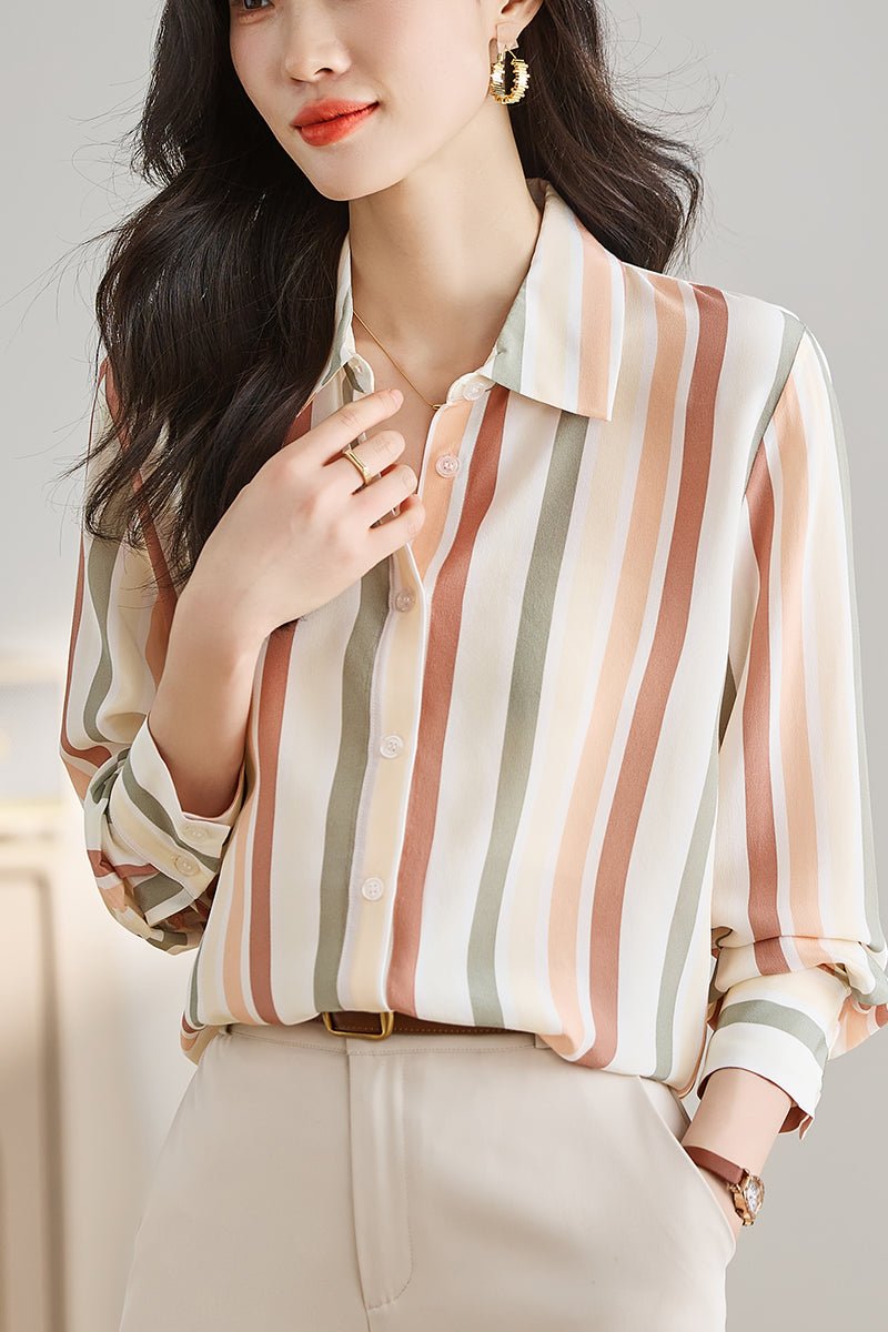 Women Regular Fit Printed Button Casual Shirt - Sale Dekh